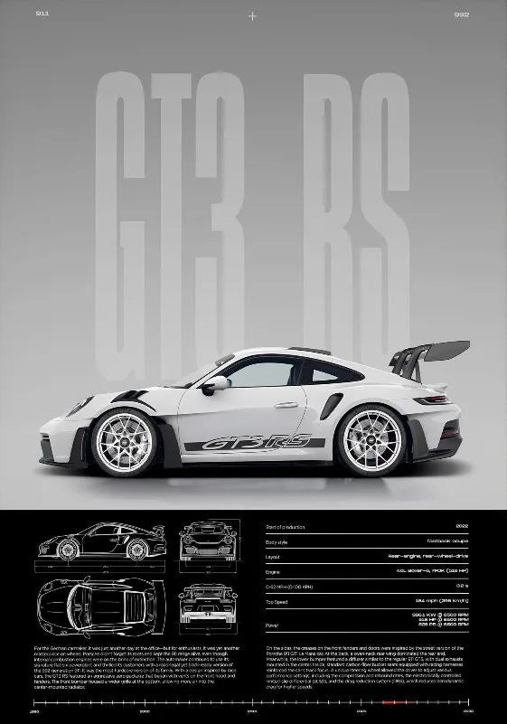 Porsche 911 992 Gt3Rs (white)