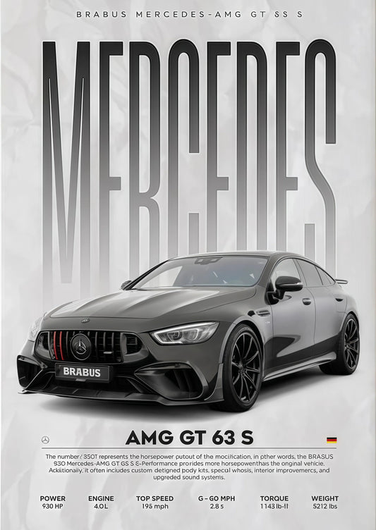 MERCEDES AMG GT 63 S Brabus
