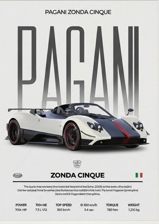 PAGANI ZONDA CINQUE